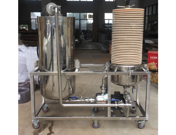 不銹鋼盤式硅藻土白酒過濾機(jī)